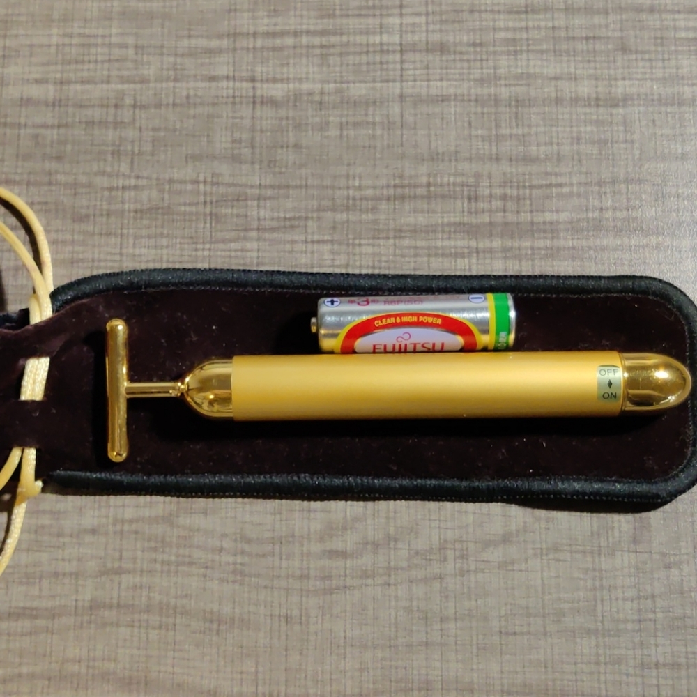 Beauty bar 24k golden pulse facial massager